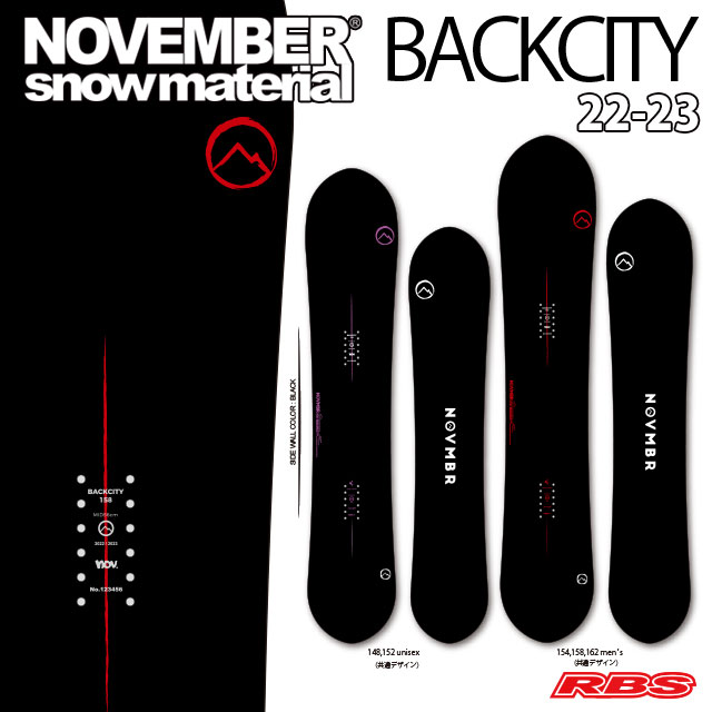 NOVEMBER 22-23 BACKCITY スノーボード 日本正規品RBS