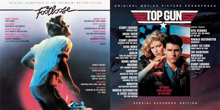 フットルースとトップガン、サントラ発売から劇場公開までの時間差