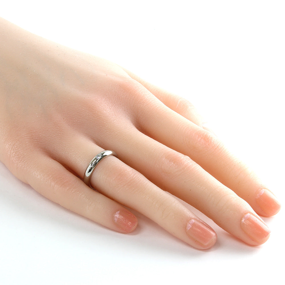 中古】 カルティエ CARTIER Pt950 リング 指輪 ダイヤモンド 11号 ＃51