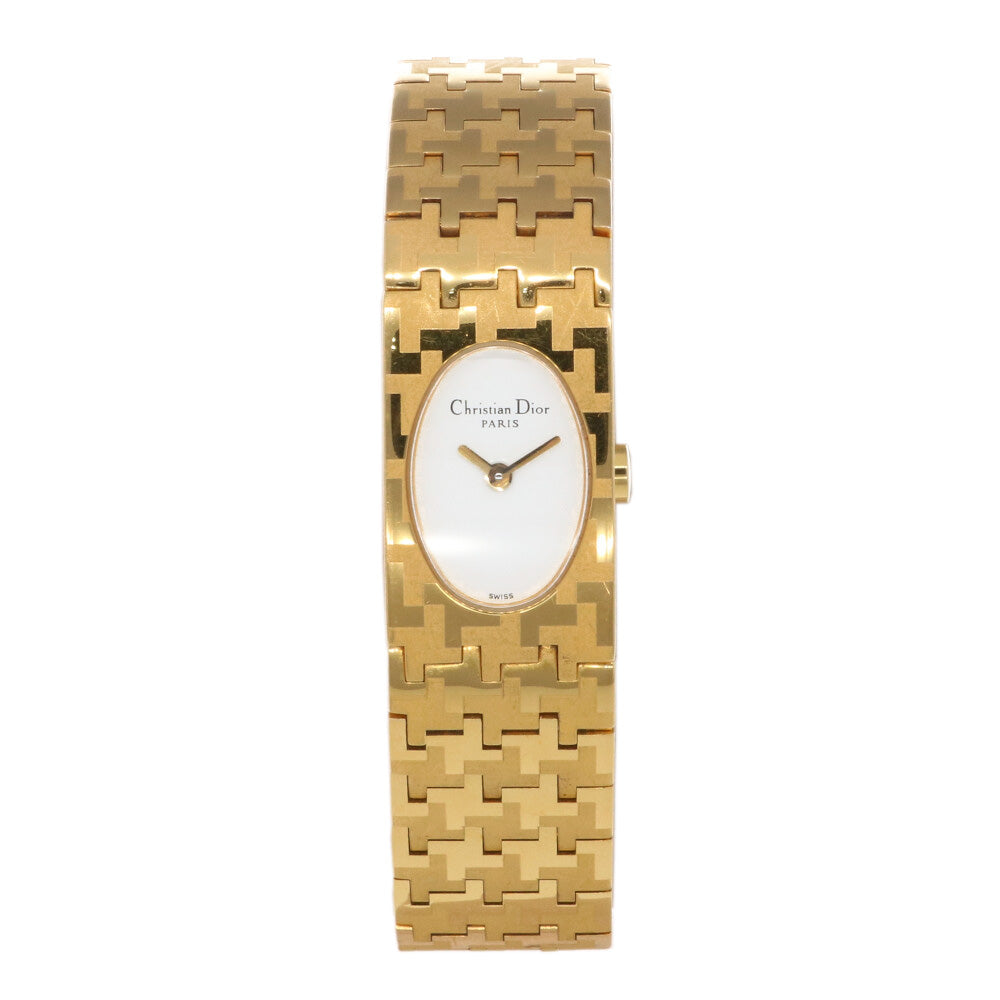 Used] Christian Dior GP Watch Miss Dior GP D70-150 Gold Ladies [SH