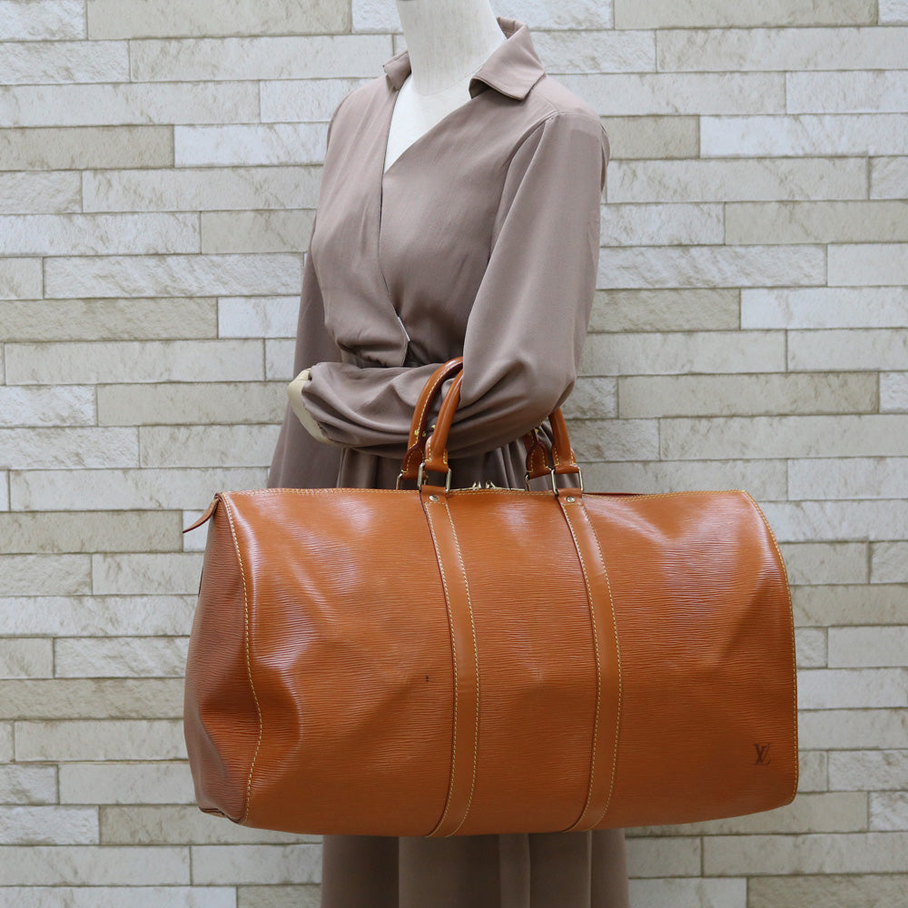 中古】 ルイ・ヴィトン LOUIS VUITTON ボストンバッグ エピ キーポル50