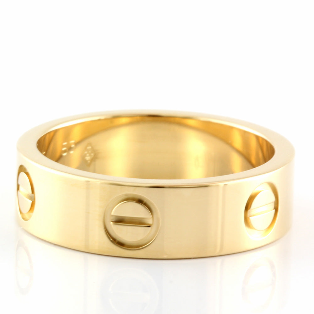 中古】 カルティエ CARTIER K18 リング 指輪 12.5号 ＃53 ラブリング