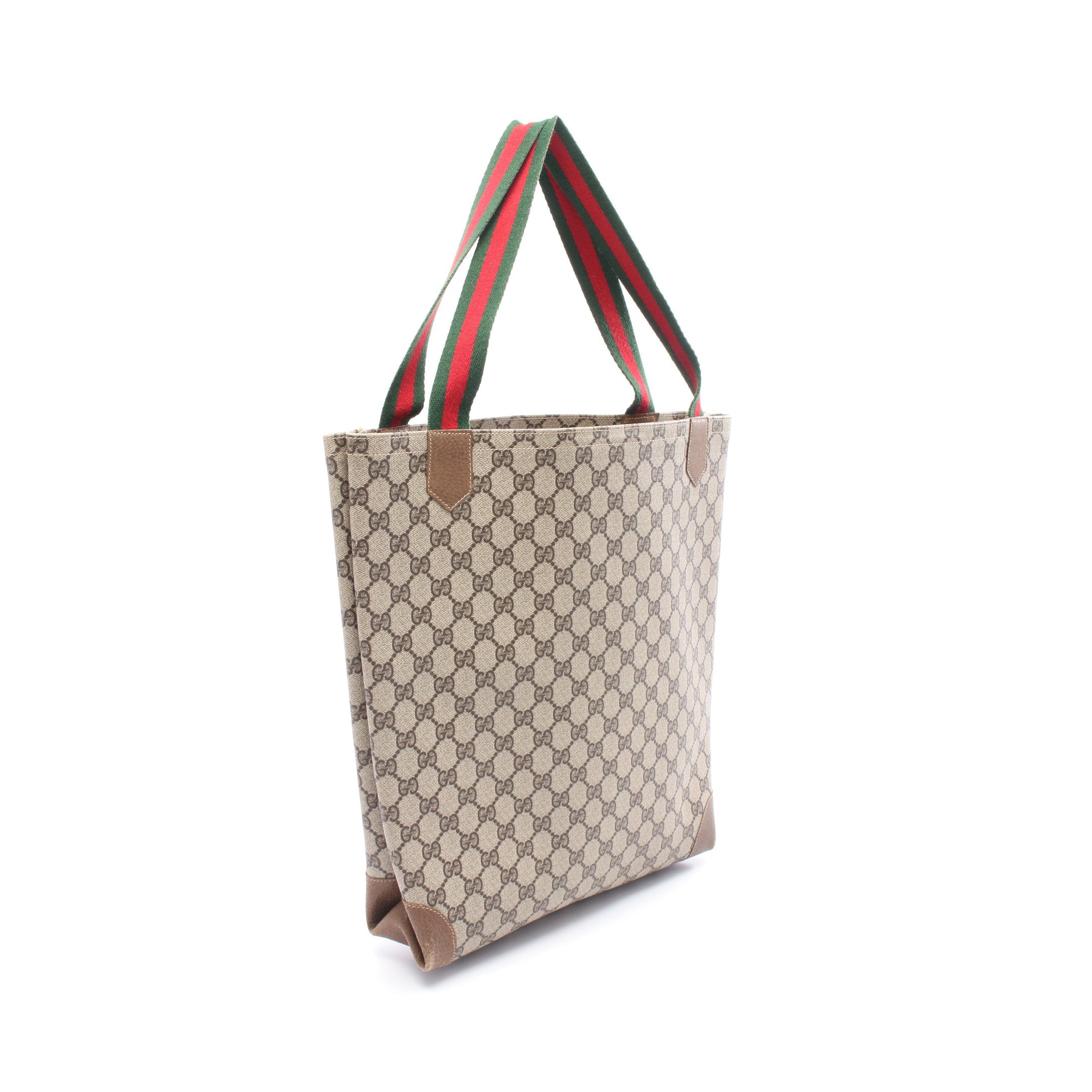 オールドグッチ GGプラス シェリーライン ハンドバッグ トートバッグ