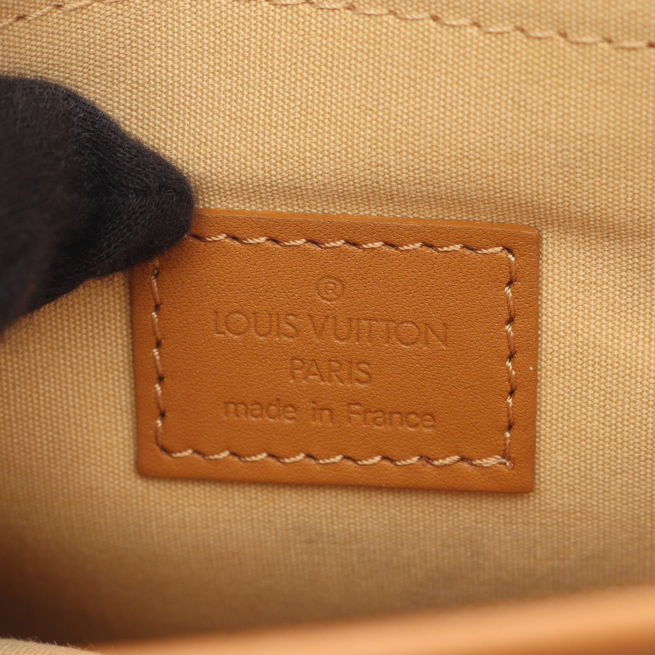 ベランジェール モノグラムミニ ショルダーバッグ キャンバス レザー