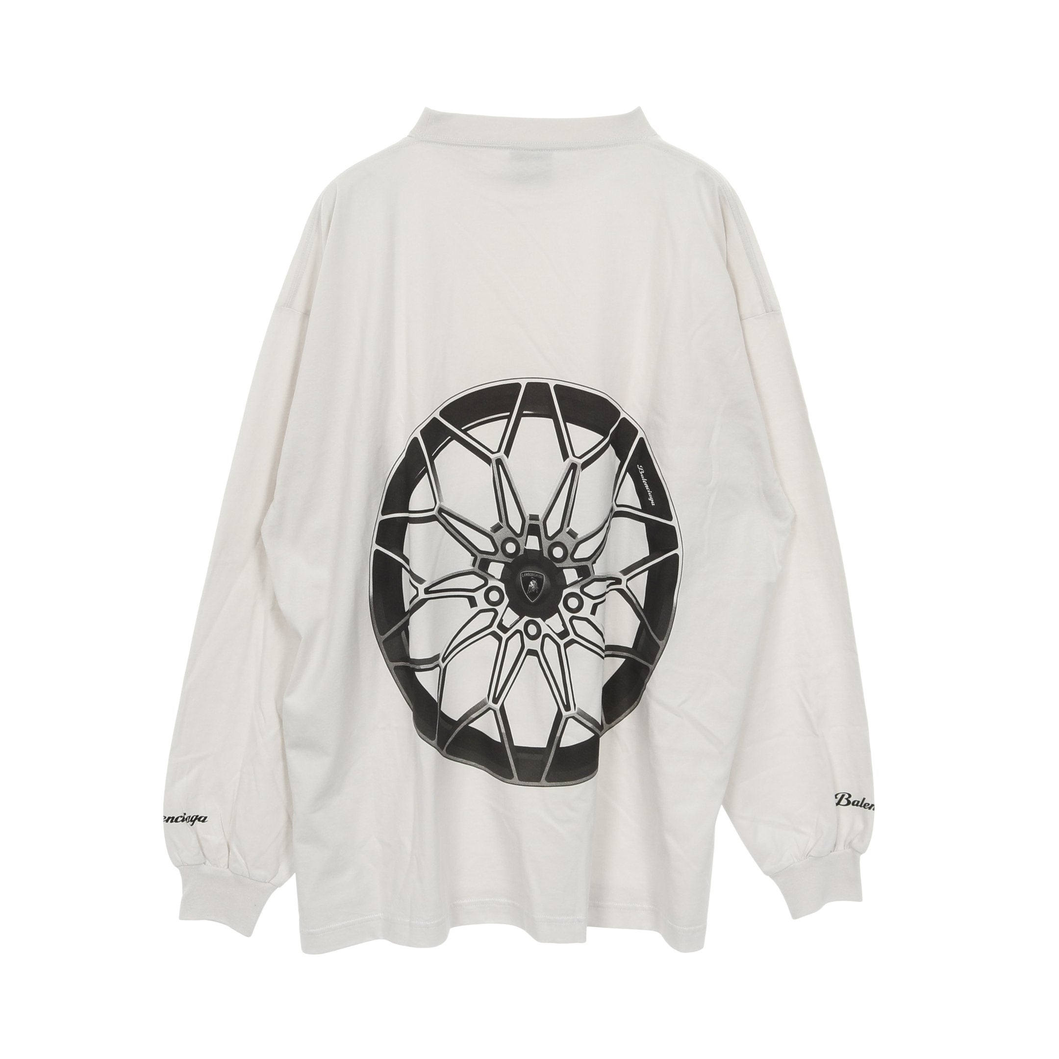 BALENCIAGA × Automobili Lamborghini Tシャツ クルーネック 長袖