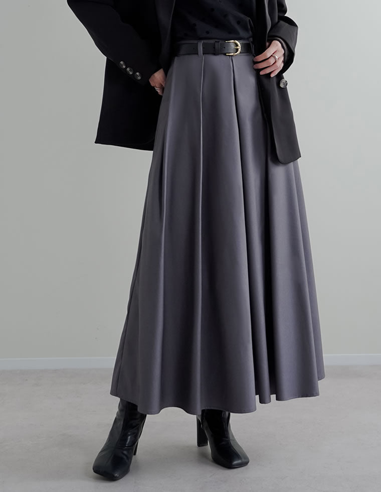 タックボリュームフレアスカート - スカート通販 | 人気レディース