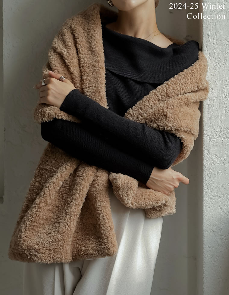 マルチウェイフェイクファーストール - ファッション雑貨通販 | 人気