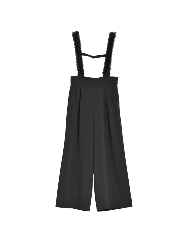 チュールフリルサスペンダーパンツ - オールインワン通販 | 人気