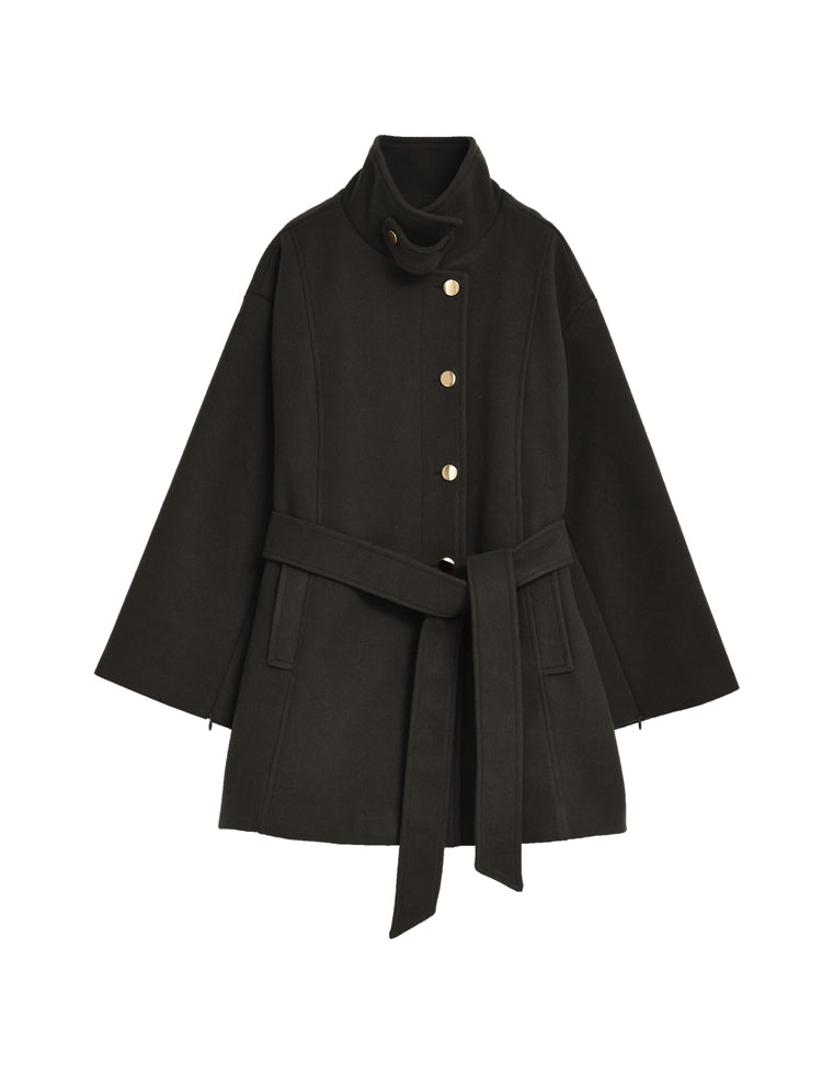 マルチウェイポンチョ風ミドルコート - ジャケット/アウター通販