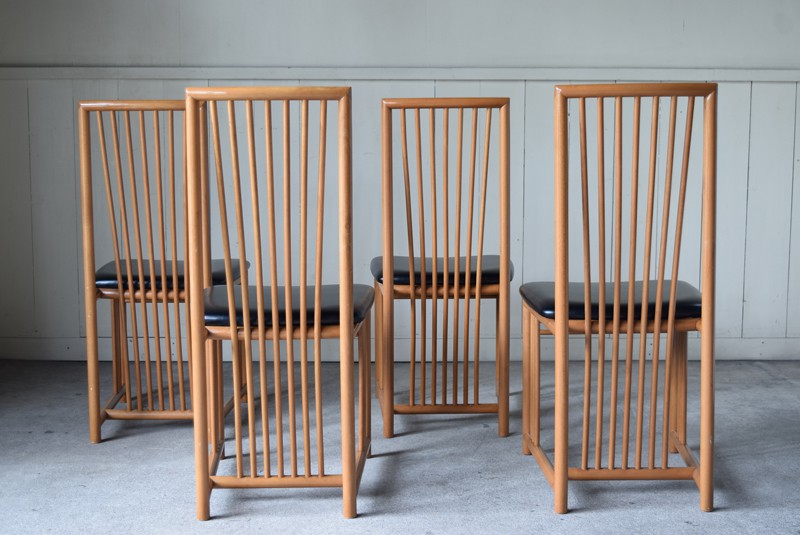 イタリア A.Sibau製 ダイニングチェア 4脚セット | REFACTORY antiques