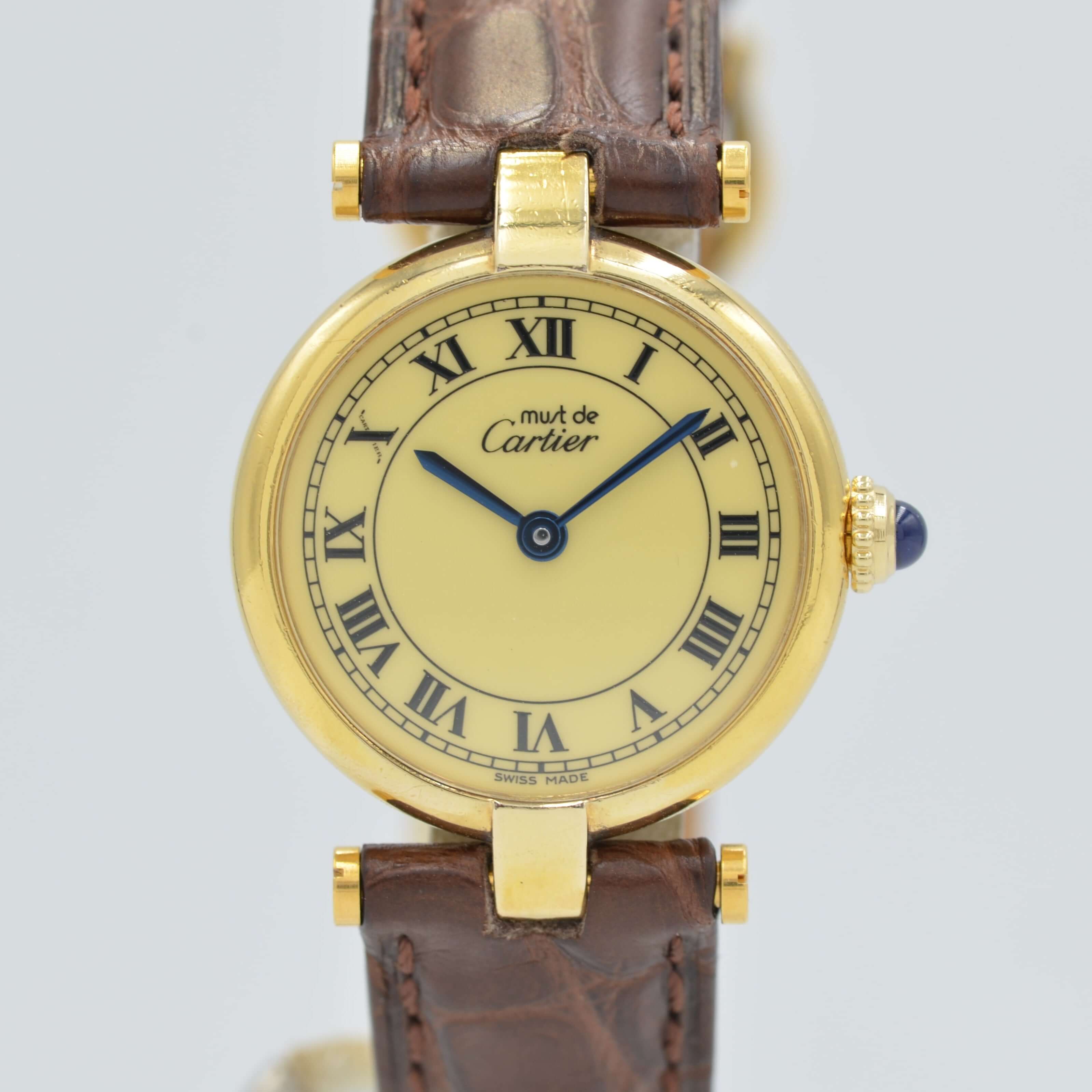 Cartier】カルティエマストヴァンドーム SMアイボリーローマ永久保証書付き