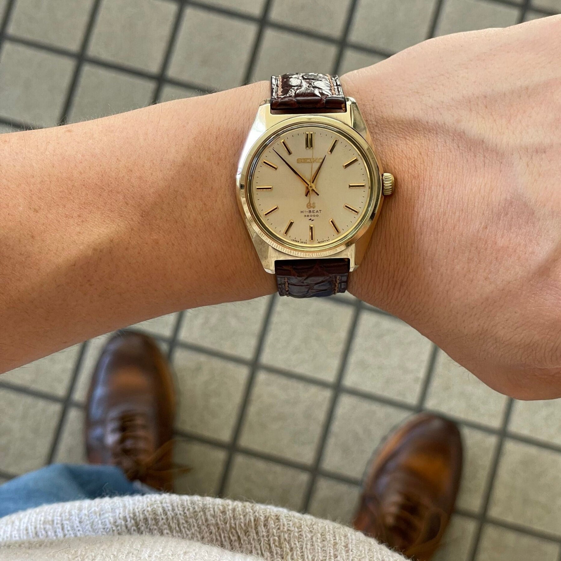 SEIKO】セイコーグランドセイコー 45GS 4520-8000