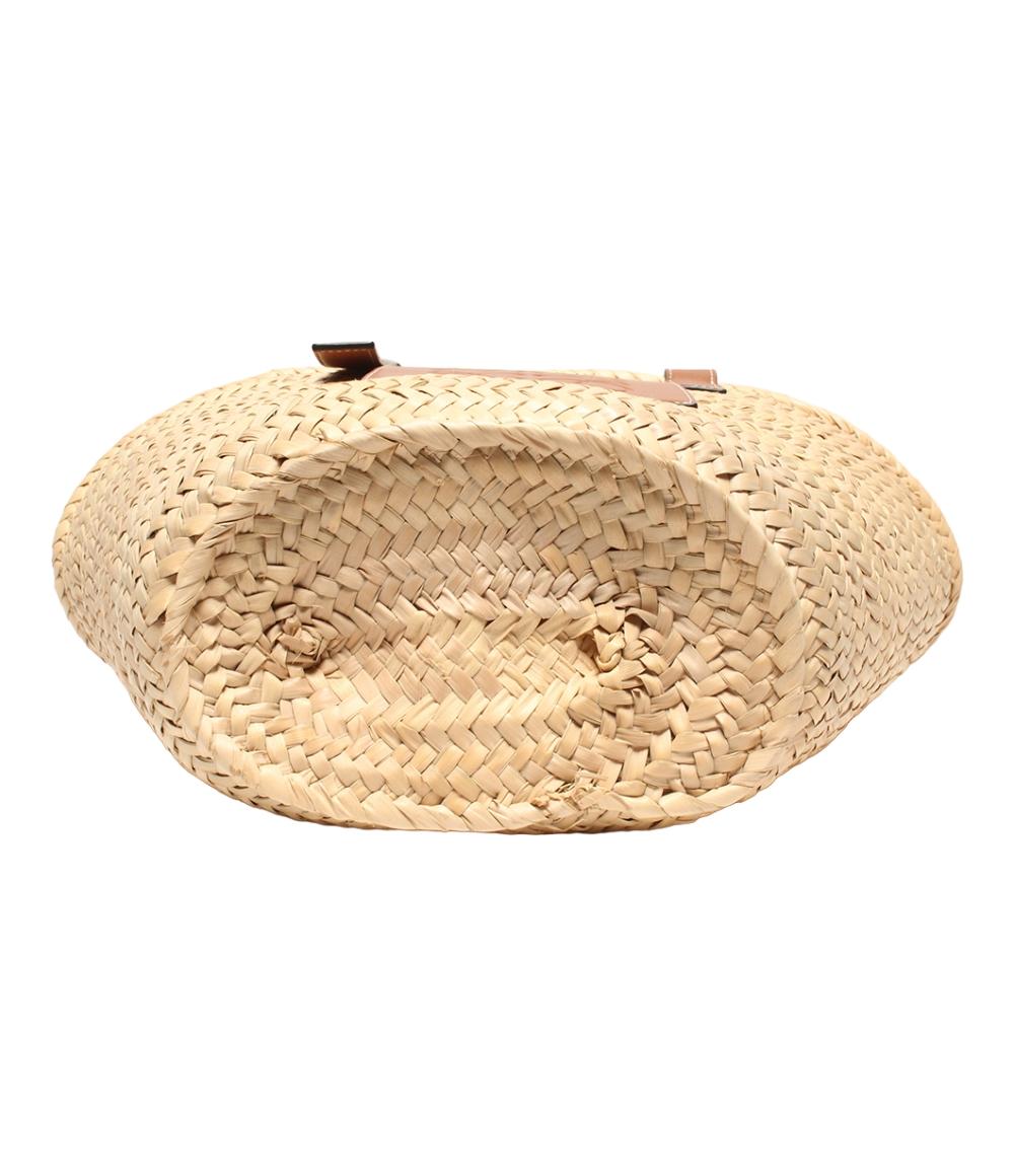 ロエベ かごバッグ ショルダーバッグ 肩掛け バスケットバッグ ヤシの