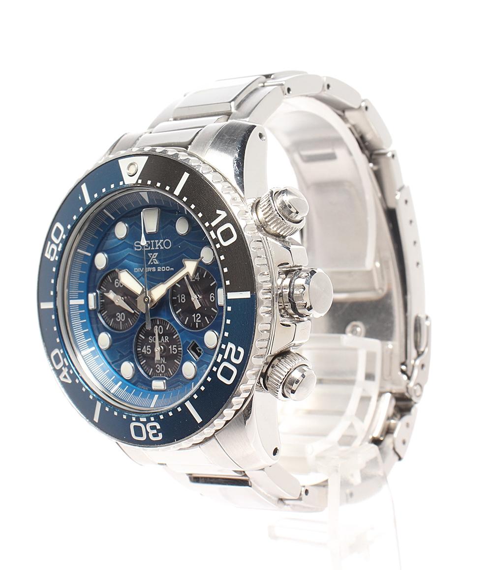 SEIKO 腕時計 ダイバーズ プロスペックス ソーラー ブルー V175-0EV0