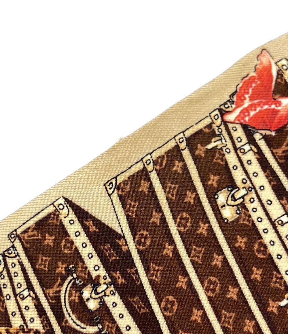 LOUIS VUITTON スカーフ シルク100% バンドー ヴォワイヤージュ