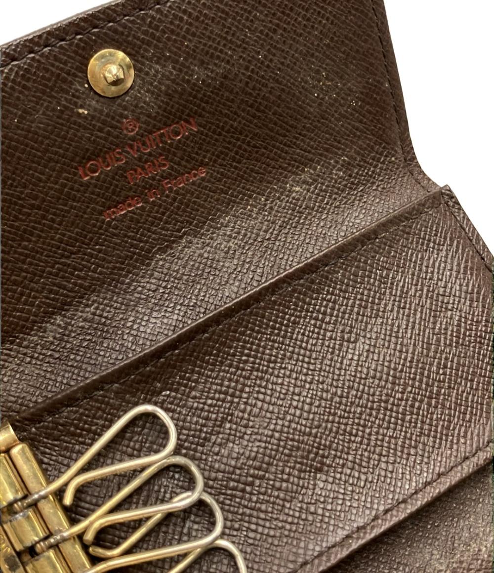 LOUIS VUITTON 4連キーケース ミュルティクレ 4 ダミエ エベヌ N62631
