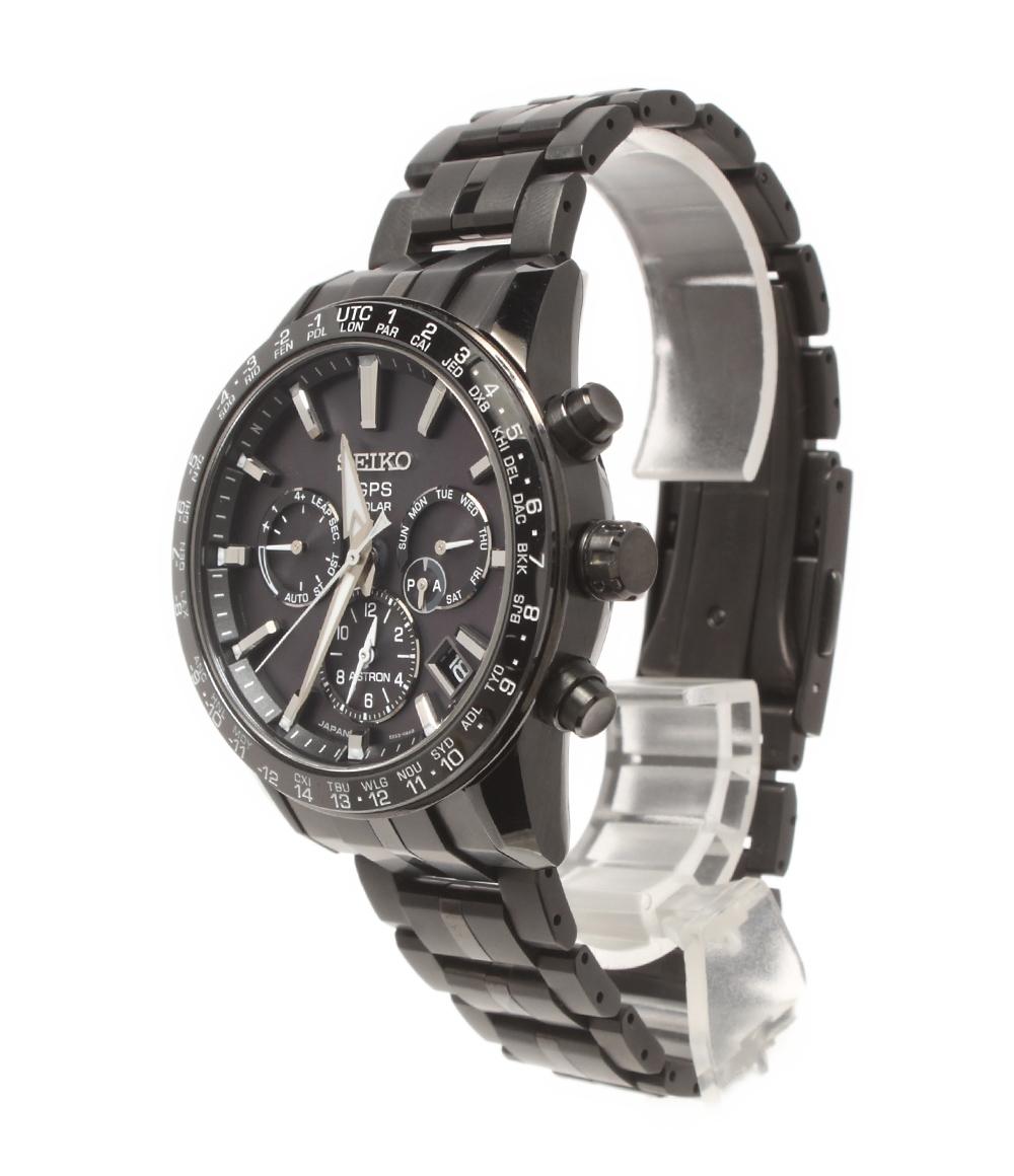 SEIKO 腕時計 GPSソーラー アストロン ASTRON ソーラー ブラック 5X53