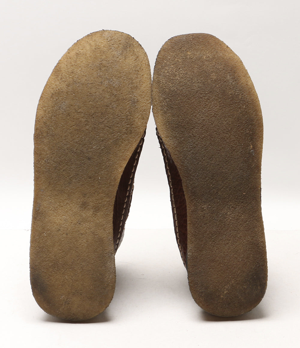 ビズビム ブーツ レザー モカシン ブラウン メンズ SIZE - VIsvim