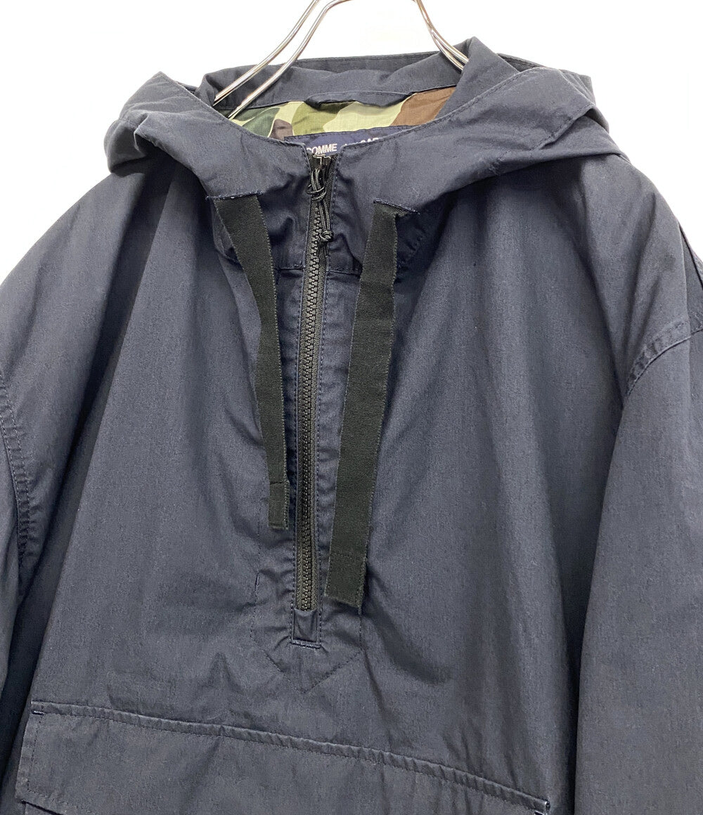 COMME des GARCONS HOMME 製品加工アノラックパーカー ハーフジップ