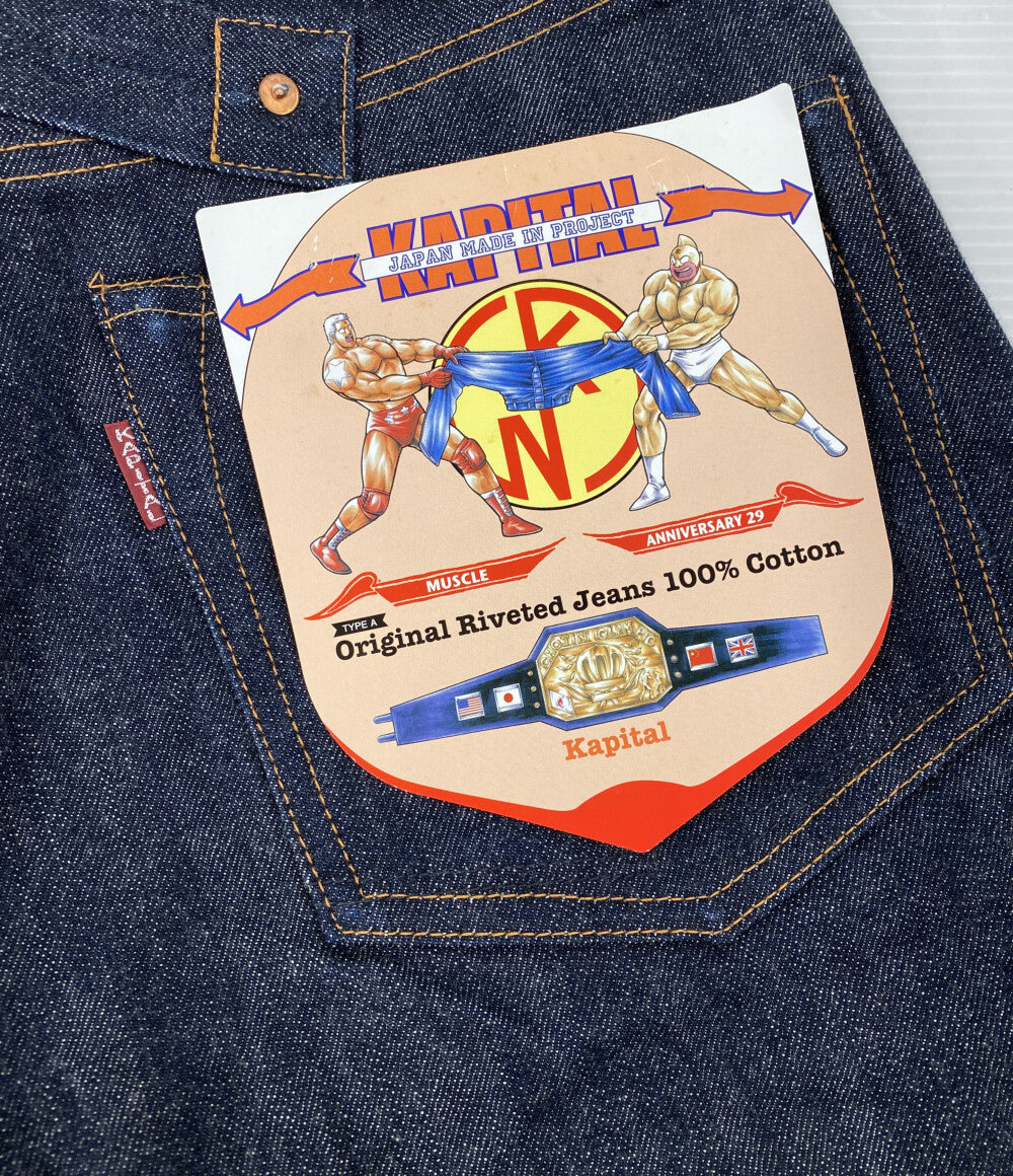 KAPITAL キン肉マン デニムパンツ 291肉肉 メンズ SIZE 34 キャピタル
