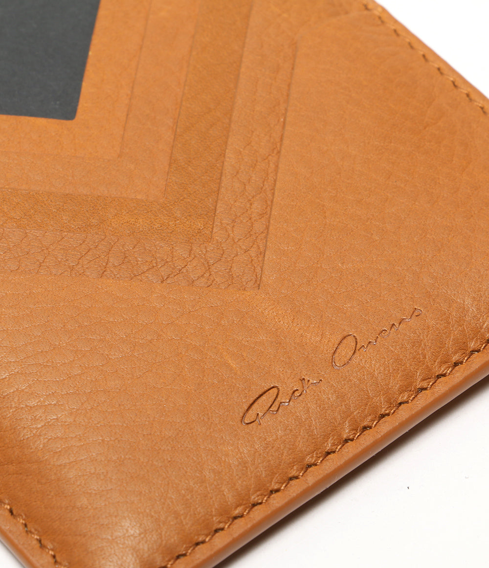 美品 RICK OWENS カードケース SQUARE CC HOLDER RA01D0410 メンズ
