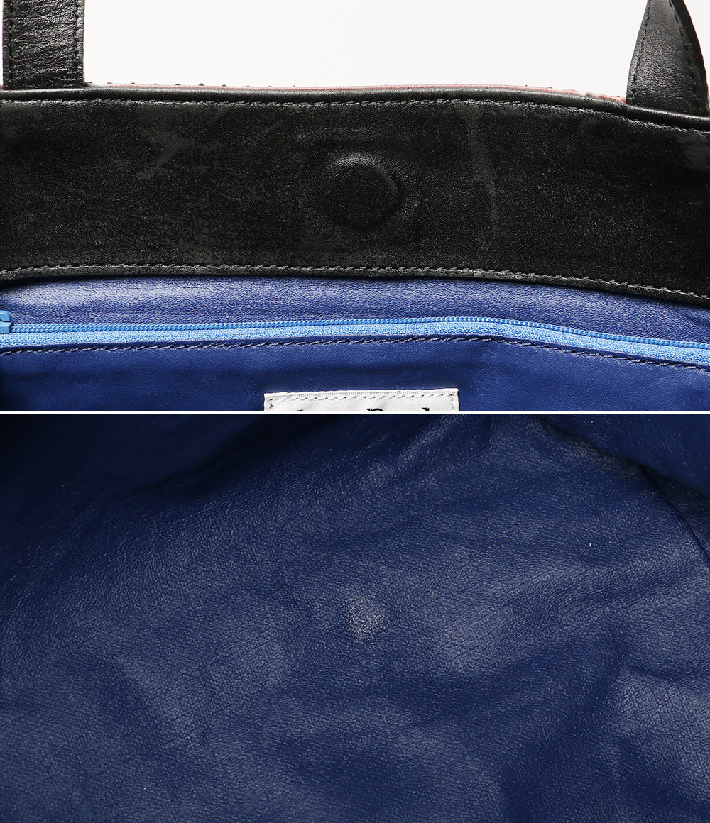 JEAN PAUL GAULTIER ライダース転写トートバッグ メンズ ジャンポール