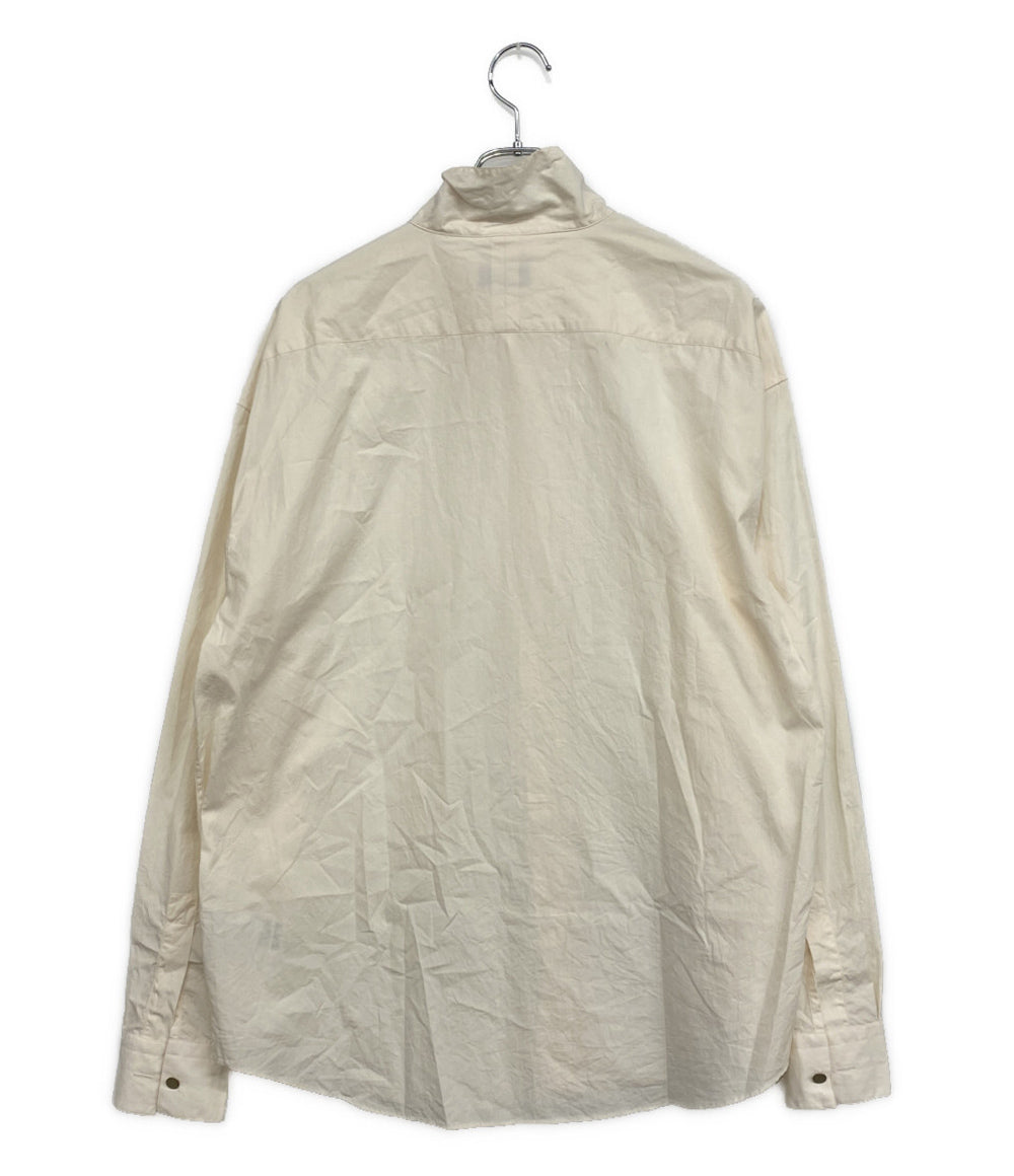 HERMES セリエボタンスタンドカラーシャツ 長袖 メンズ SIZE S