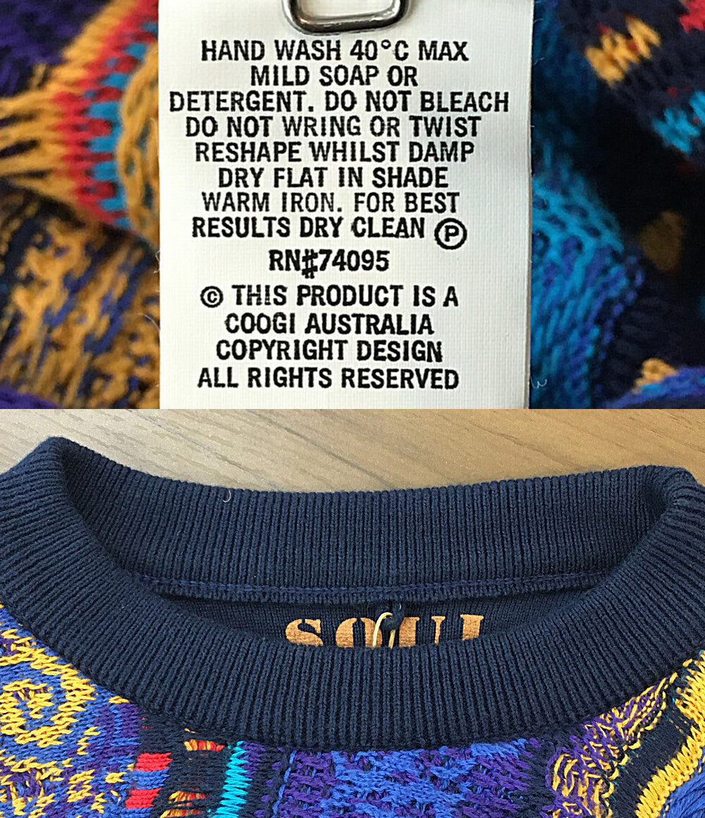 COOGI クージー ニット SOUL OF AUSTRALIA マルチカラー レディース
