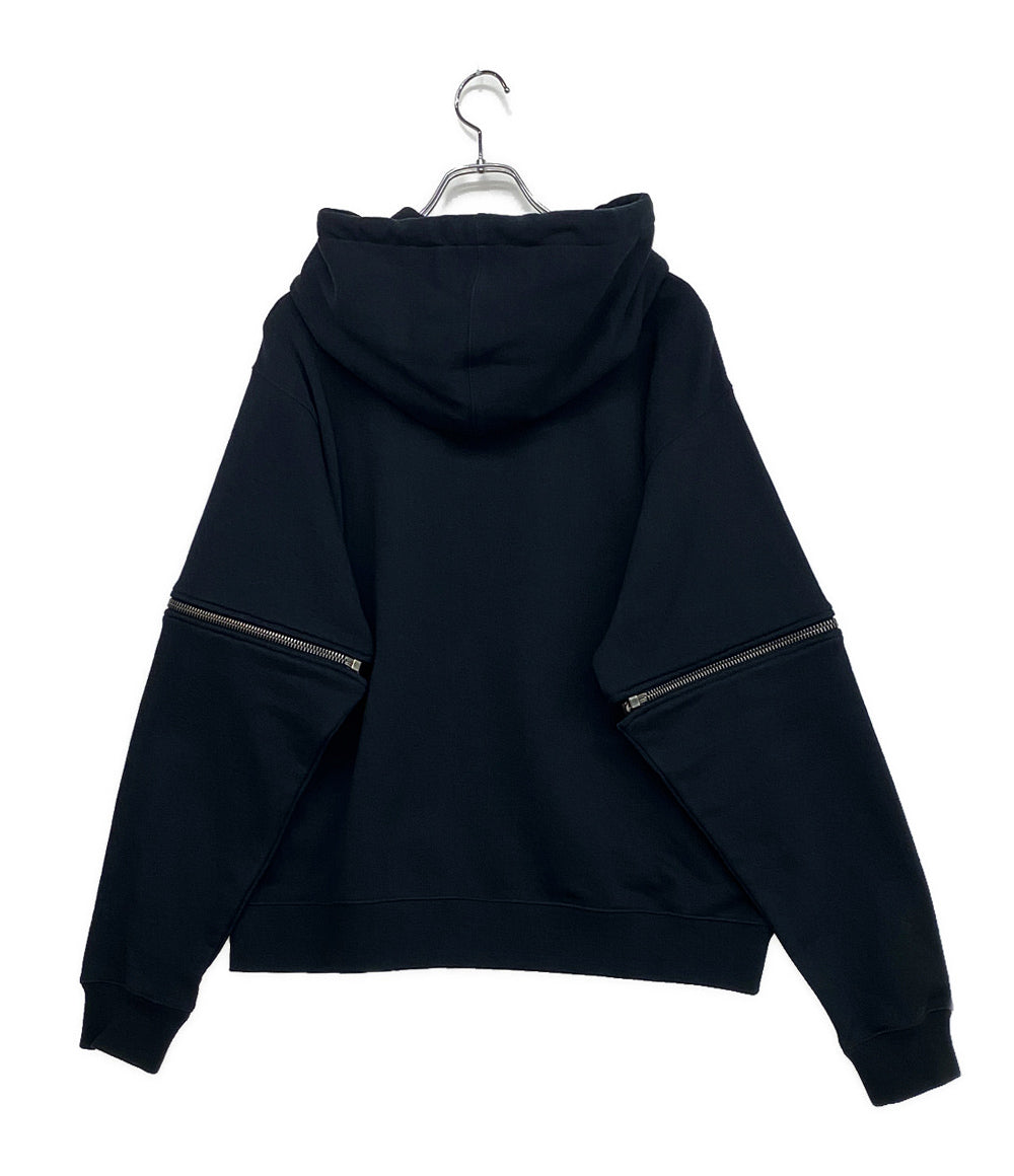 美品 GUCCI スウェットパーカー ブラック マルチカラー 700117 メンズ