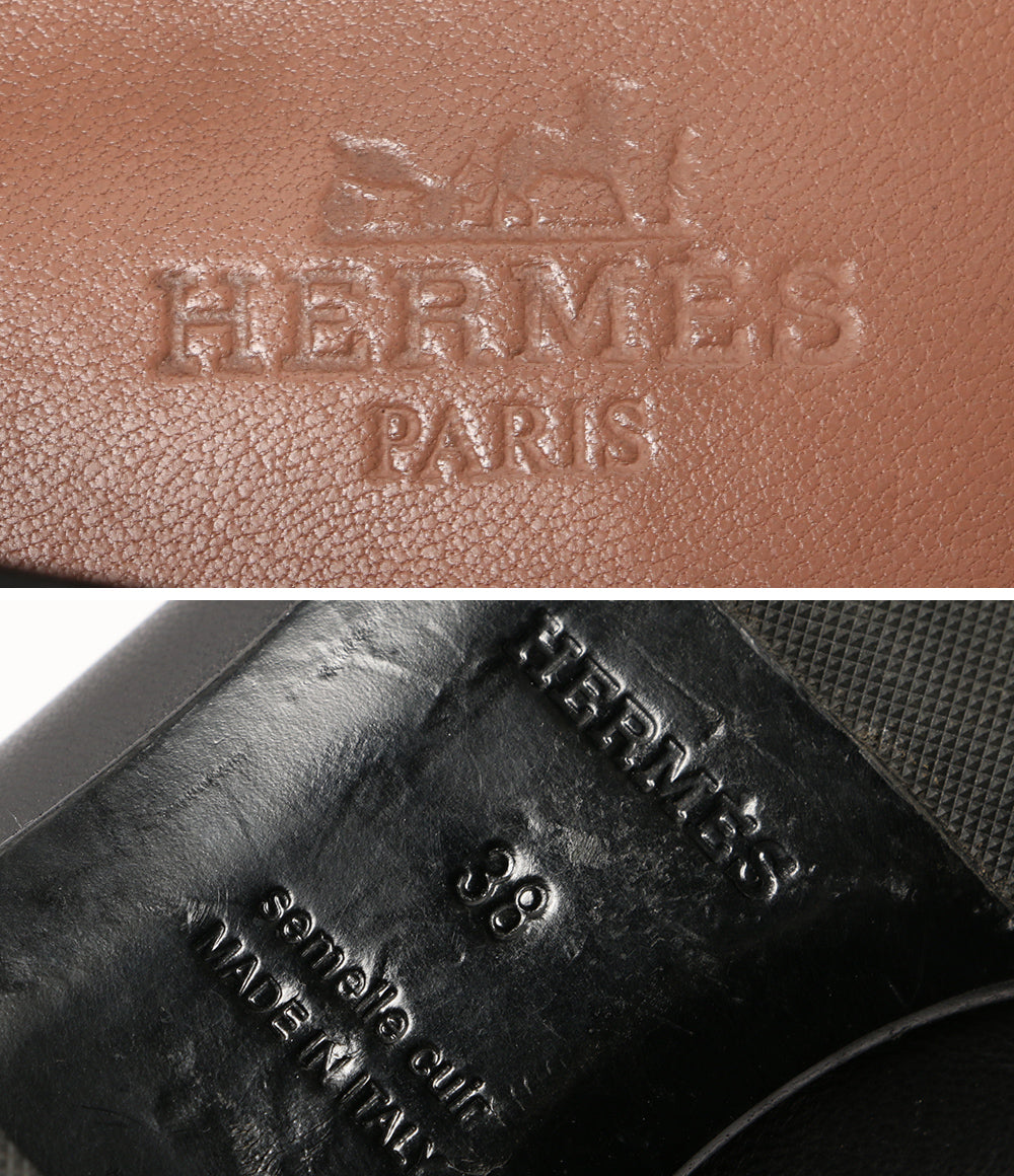 エルメス ローファー モカシン パリ レディース SIZE 38 HERMES