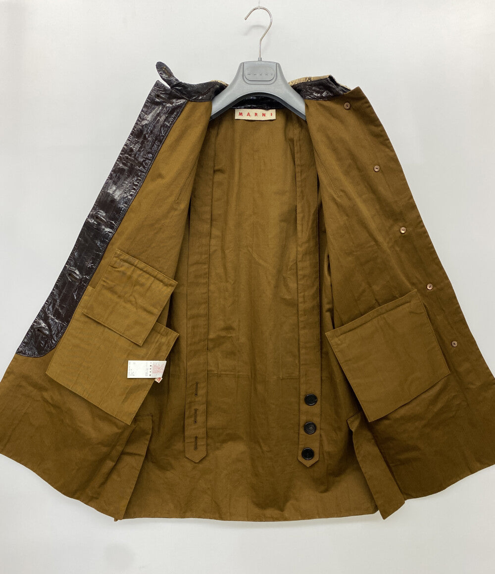 MARNI レザーコート パイソン レディース SIZE 38 マルニ – Rehello by