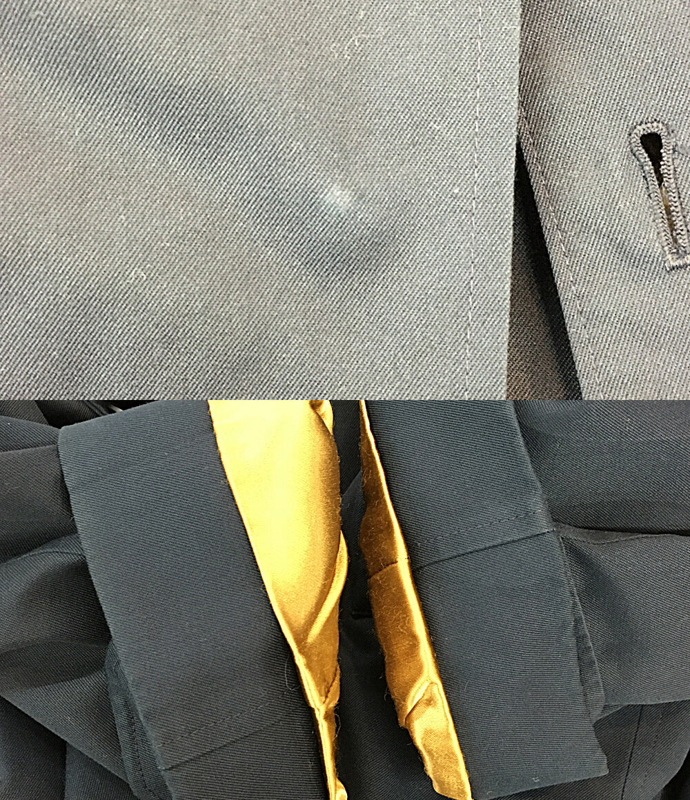 Burberrys ステンカラーコート 裏地チェック ネイビー メンズ SIZE