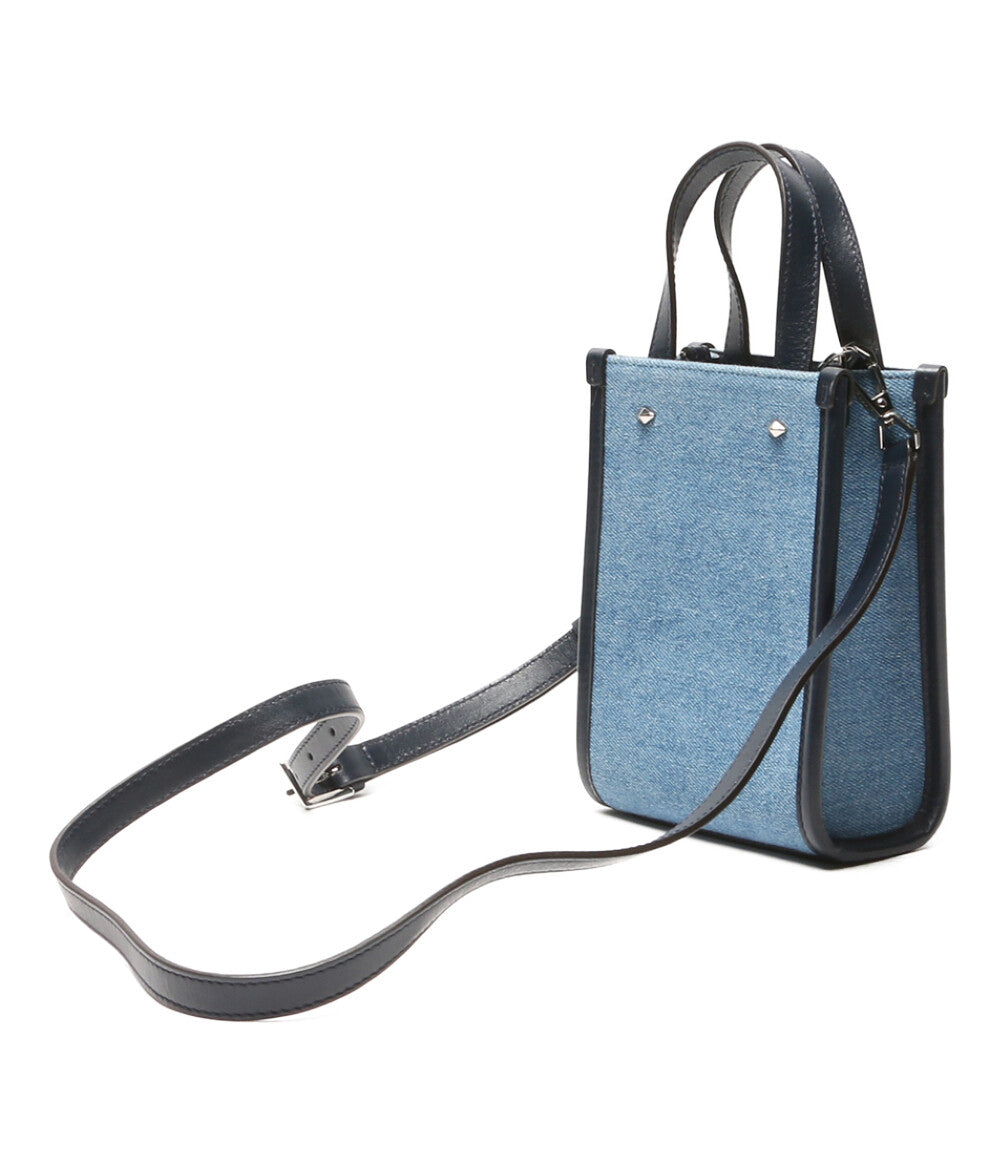 JIMMY CHOO ショルダーバッグ ウォッシュドデニム2WAYトート