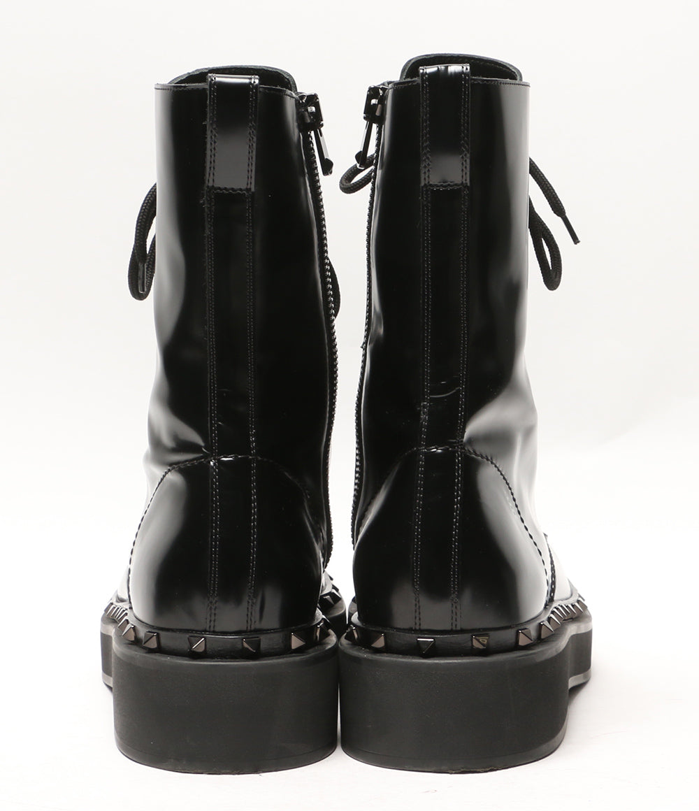 VALENTINO ロックスタッズ M-WAY コンバットブーツ メンズ SIZE 44