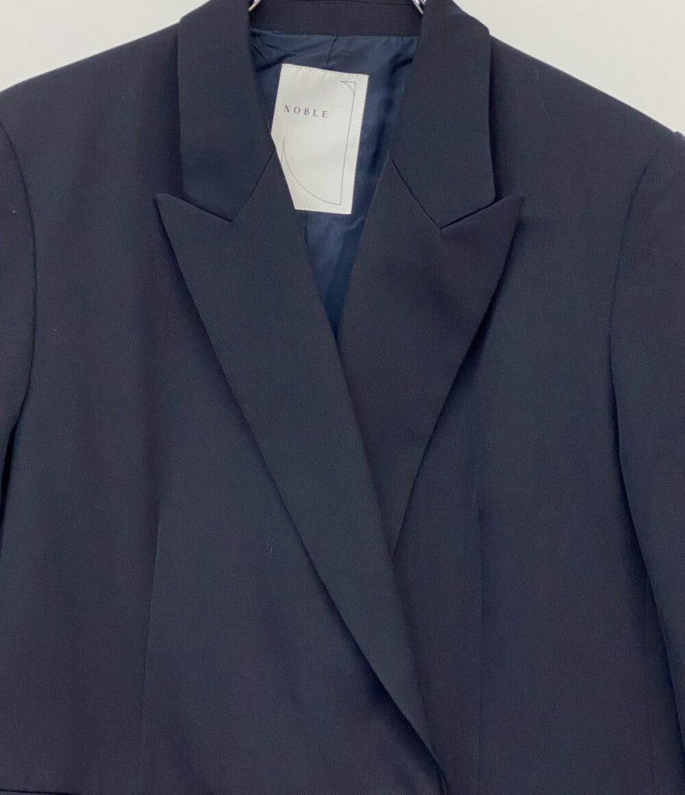 NOBLE ノーブル テーラードジャケット 紺ブレ ダブル 金釦 GY70