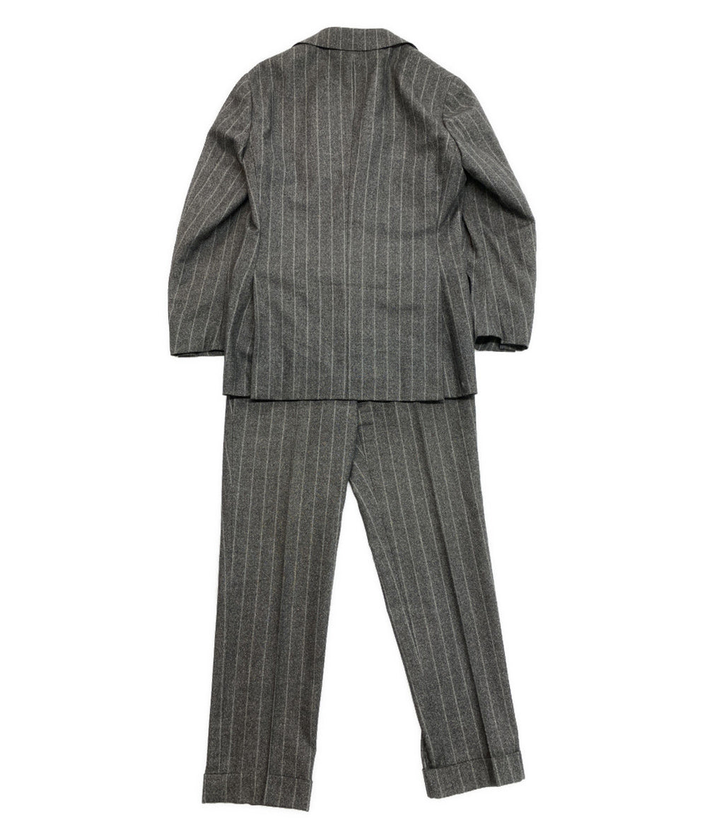 RING JACKET スーツ グレー ストライプ RT025F40C メンズ SIZE 48