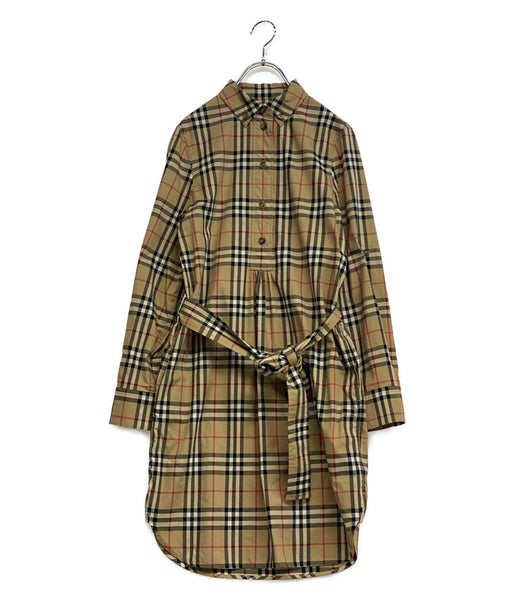 美品 BURBERRY London ノバチェックワンピース 8024585 レディース