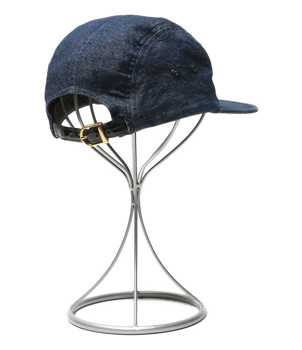 Supreme キャップ Croc Strap Camp Cap インディゴ アイレット メンズ