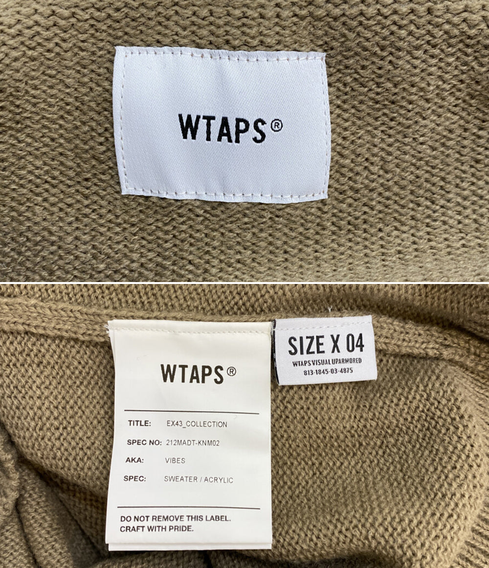 WTAPS ニット 212MADT-KNM02 VIBES SWEATER 21AW メンズ SIZE 4 ダブル