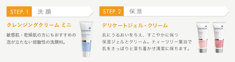 エンビロン デリケートセット - ＠スキンラボ