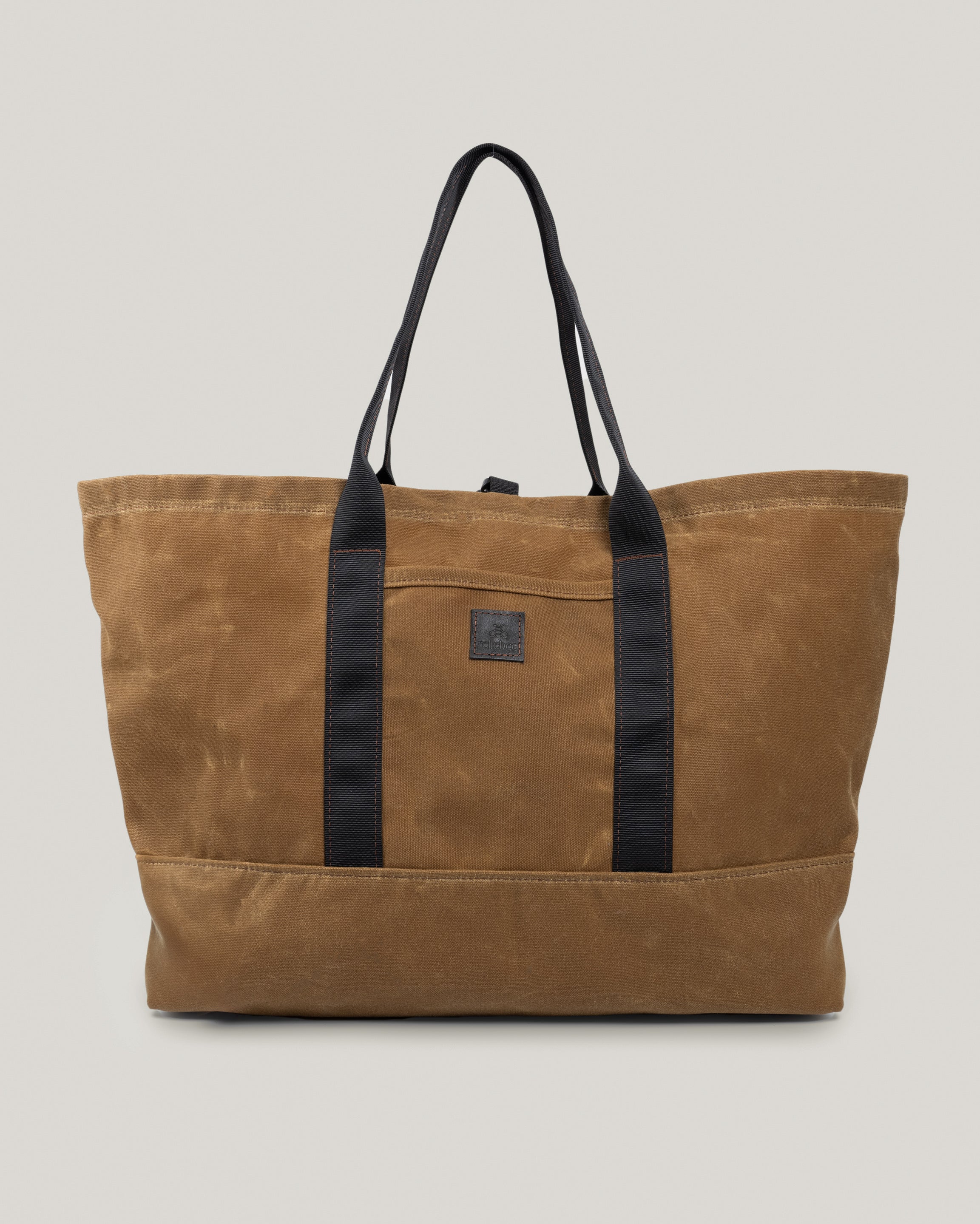 The Utility Tote - Big Canvas Travel Bag with Snap Strap | Rellebee