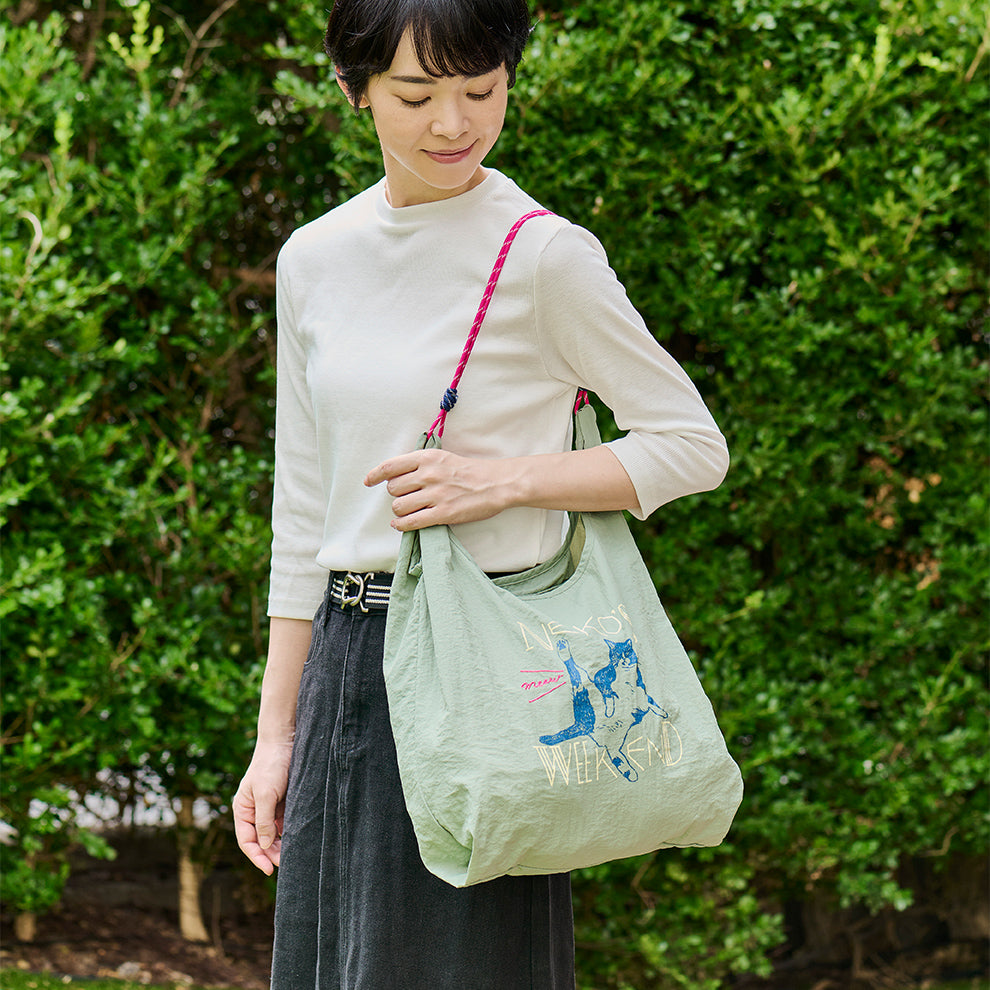 ココロ ネコット ロープバッグ グリーン【2026年SS新作】 – レップ公式