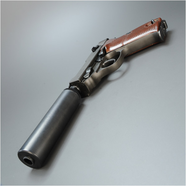 マルシン ガスガン ワルサーP38 サイレンサー ブラックHW | ミリタリー