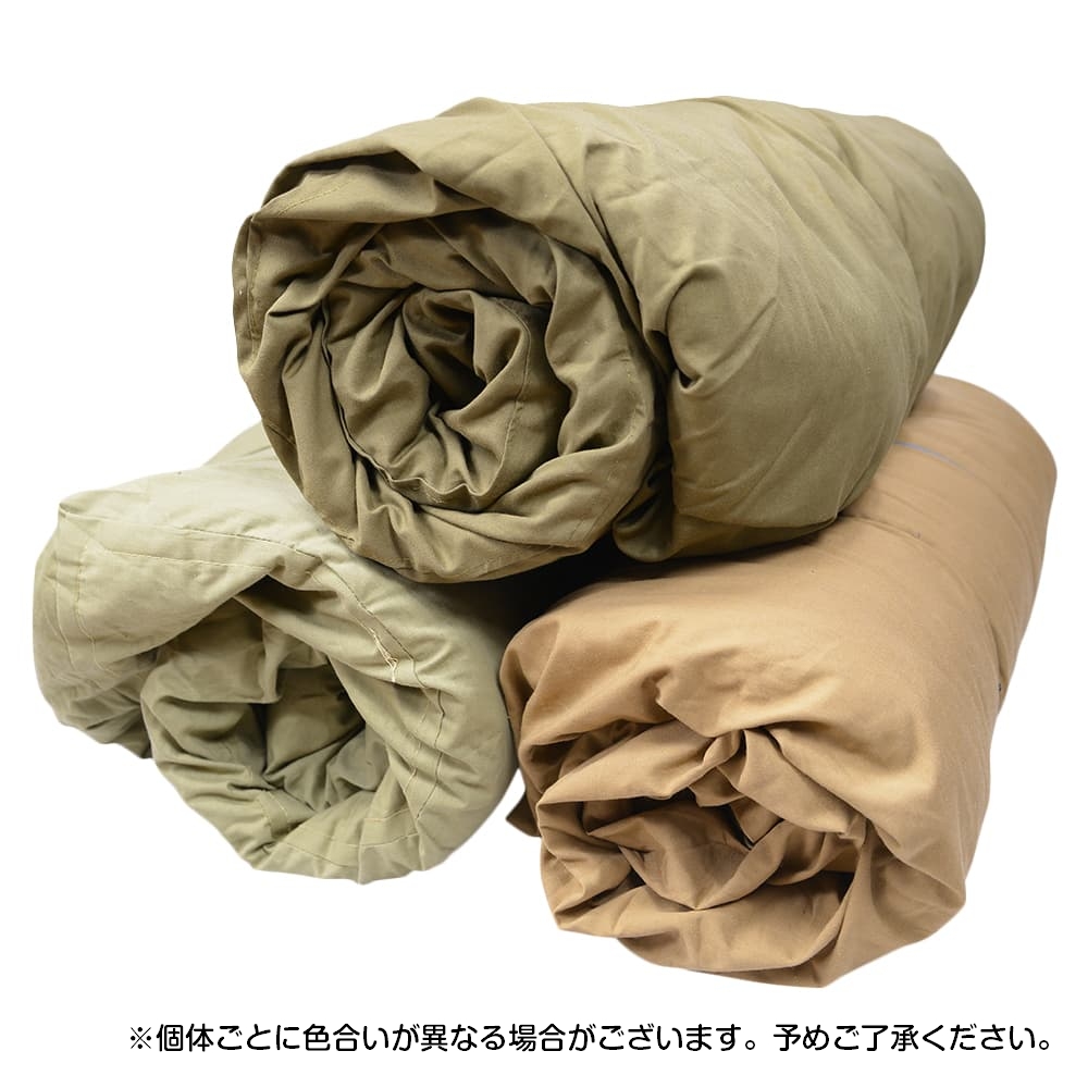NATO軍放出品 寝袋 シュラフ 取り外しカバー付き コットン製