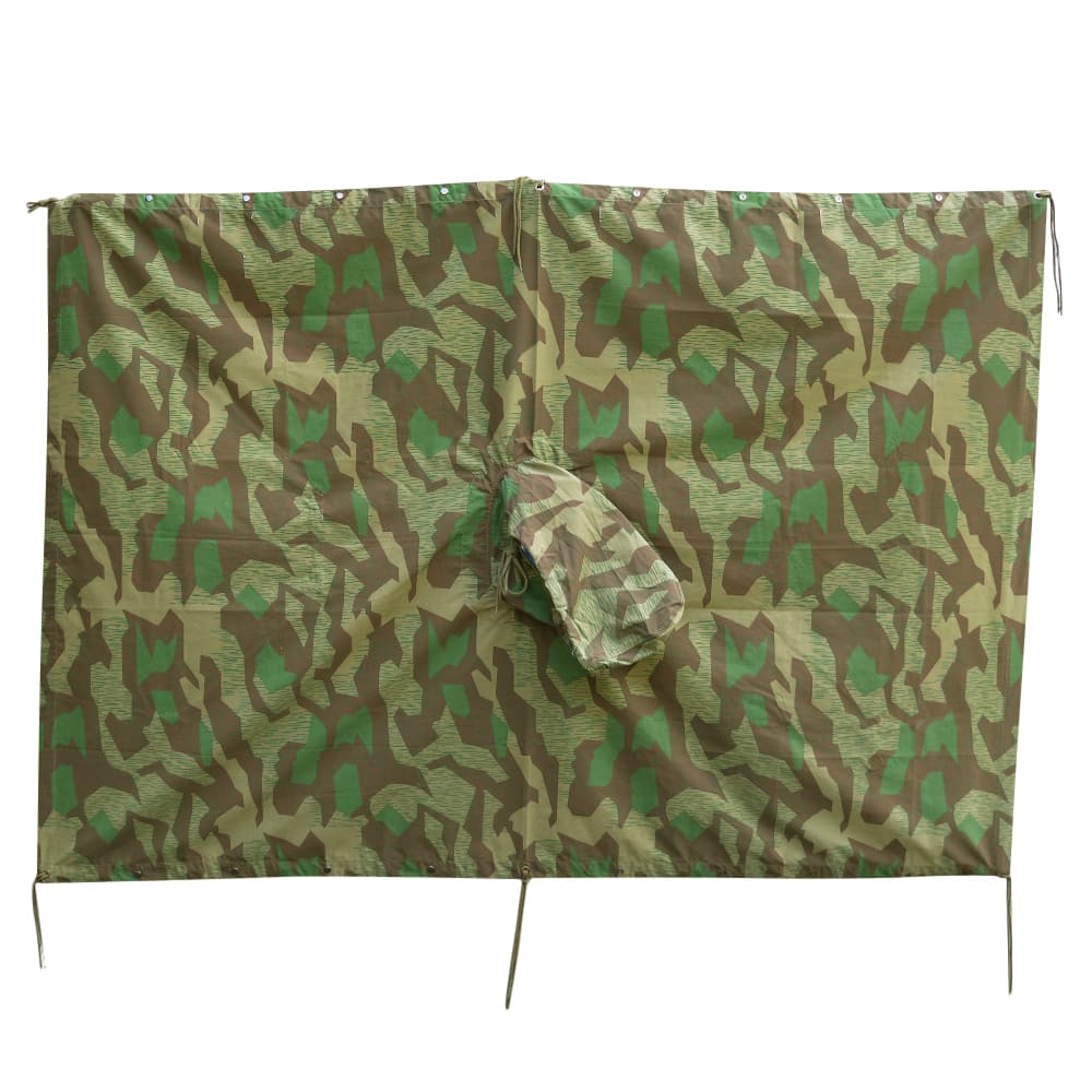 ドイツ軍放出品 ポンチョ 軍幕 Splittermuster スプリンター迷彩柄