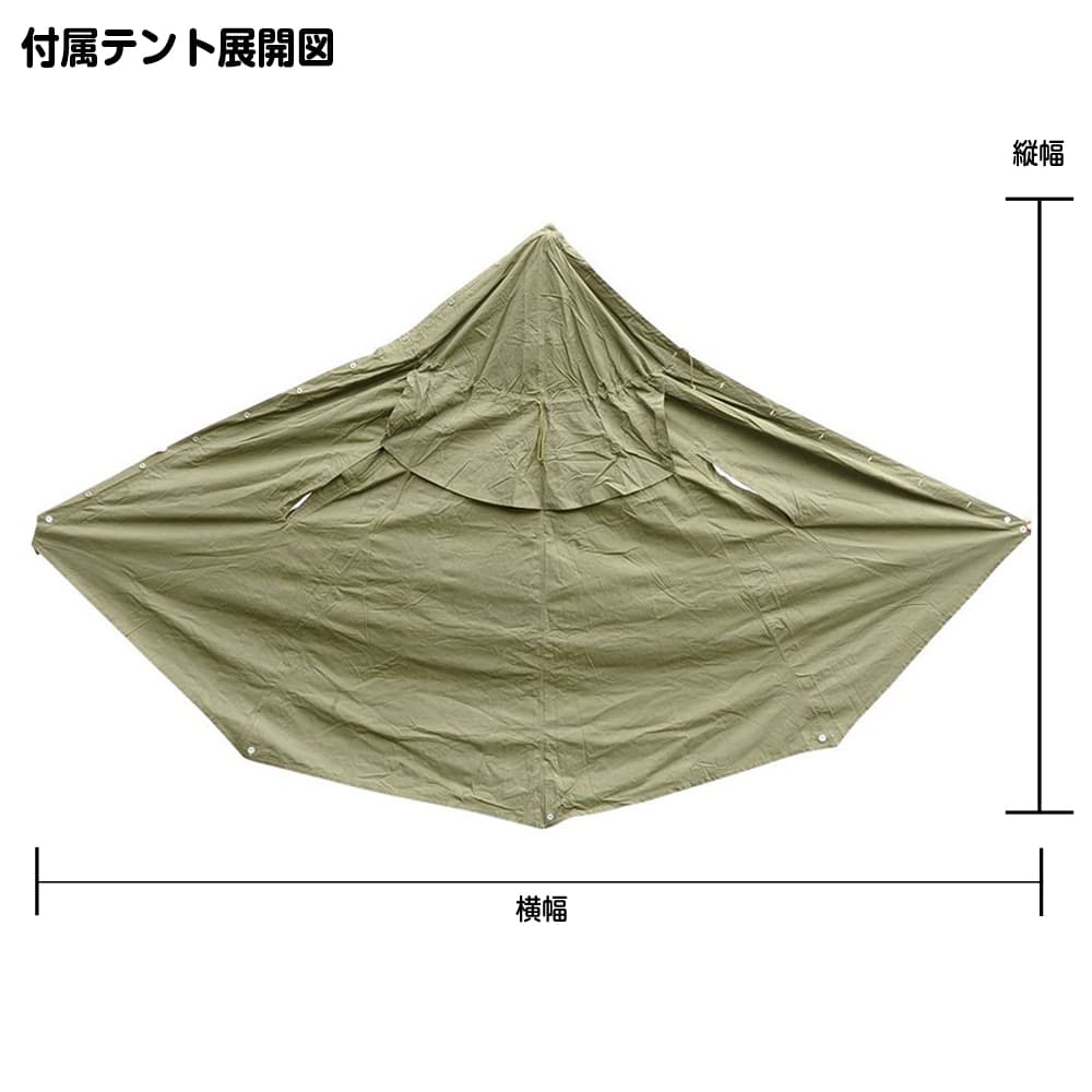 ポーランド軍放出品 テントシート 2枚セット ペグ・ポール付き 軍幕
