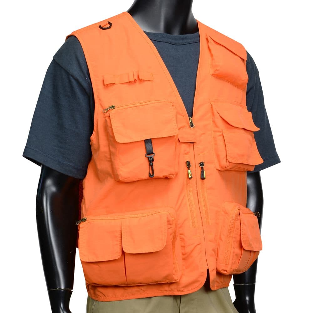 FLYGO ハンティングベスト 狩猟 ブレイズオレンジ チョッキ