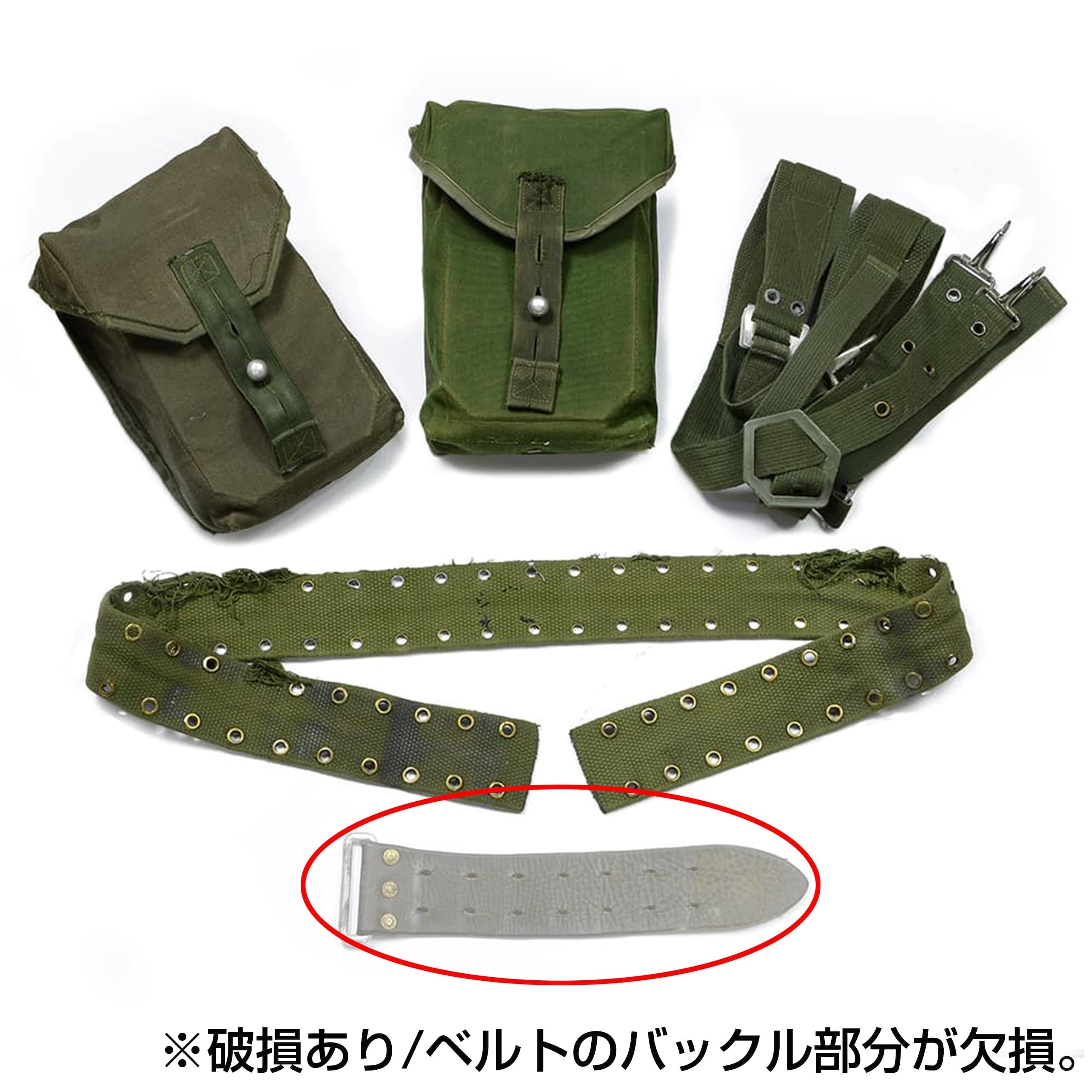 スウェーデン軍放出品 装備セット M304 キャンバス素材 OD