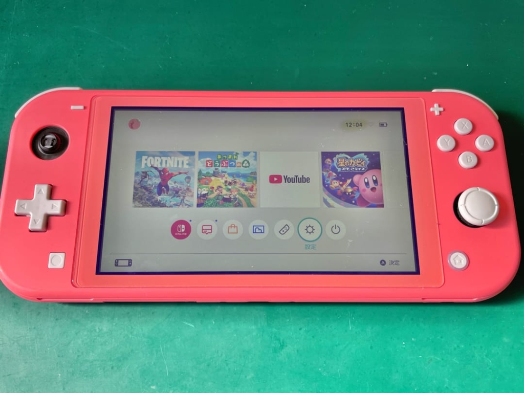 スティックが折れたSwitch Liteも即日修理！データもそのまま