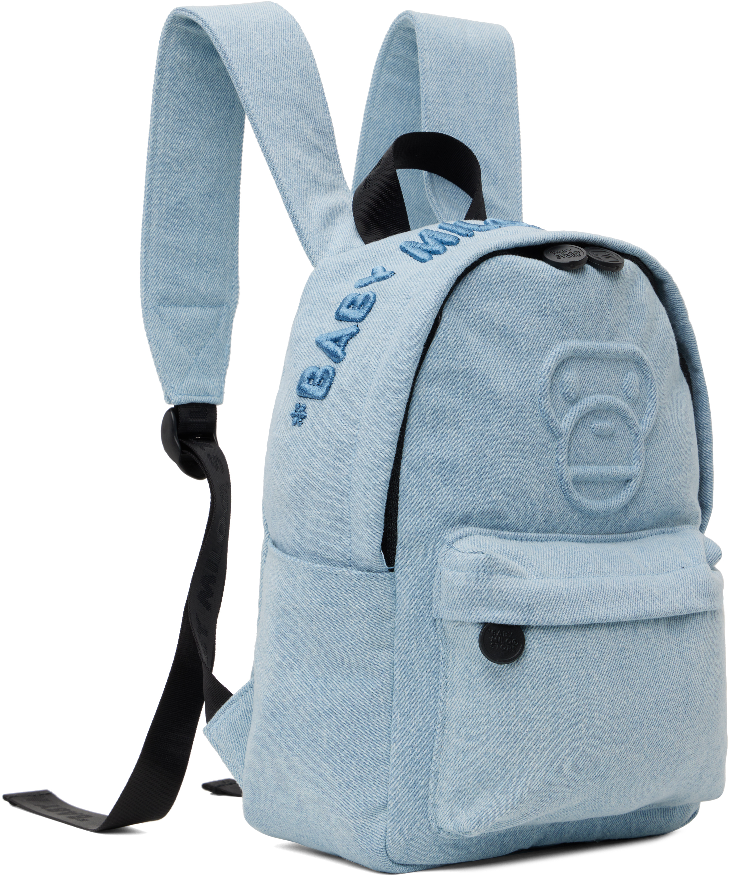 Bape Blue Baby Milo Denim Mini Backpack - Backpacks - BeyondStyle